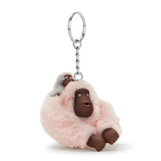 Accessoires Kipling Mom And Baby Sven Monkey Keychain Rose | FR 1266YX